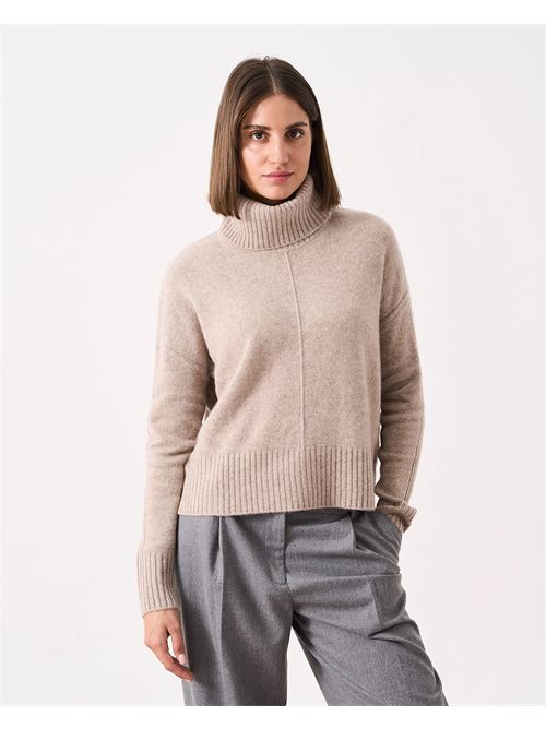 candace. maglia dolcevita con colletto rimovibile ABSOLUT CASHMERE | ACF181113CCANDACECHESTNUT